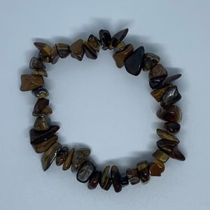 Tigers Eye Crystal Stretchy String Bracelet